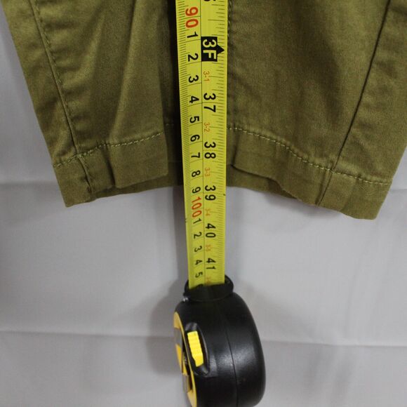 Pact Pants Womens Extra Large Organic Cotton Twill Straight Leg Utility Green - Picture 11 of 13